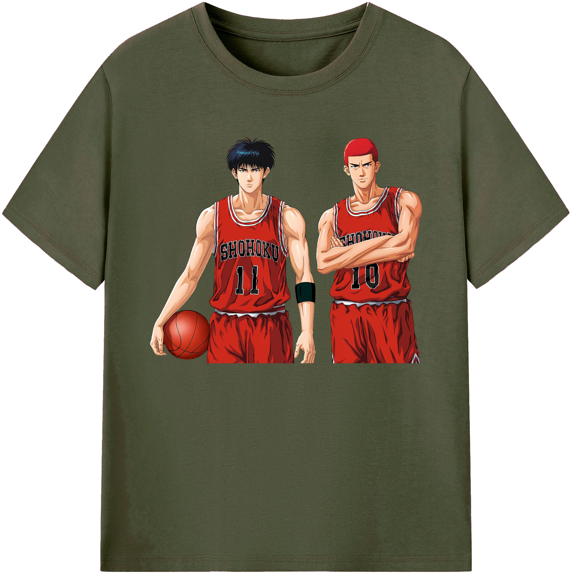 （画像用） SLAM DUNK／スラムダンク 綿100％ メンズ半袖Tシャツ｜肌触りやわらか＆通気性
